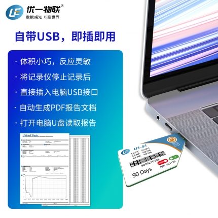 U1-S1 PDF一次性溫度記錄儀